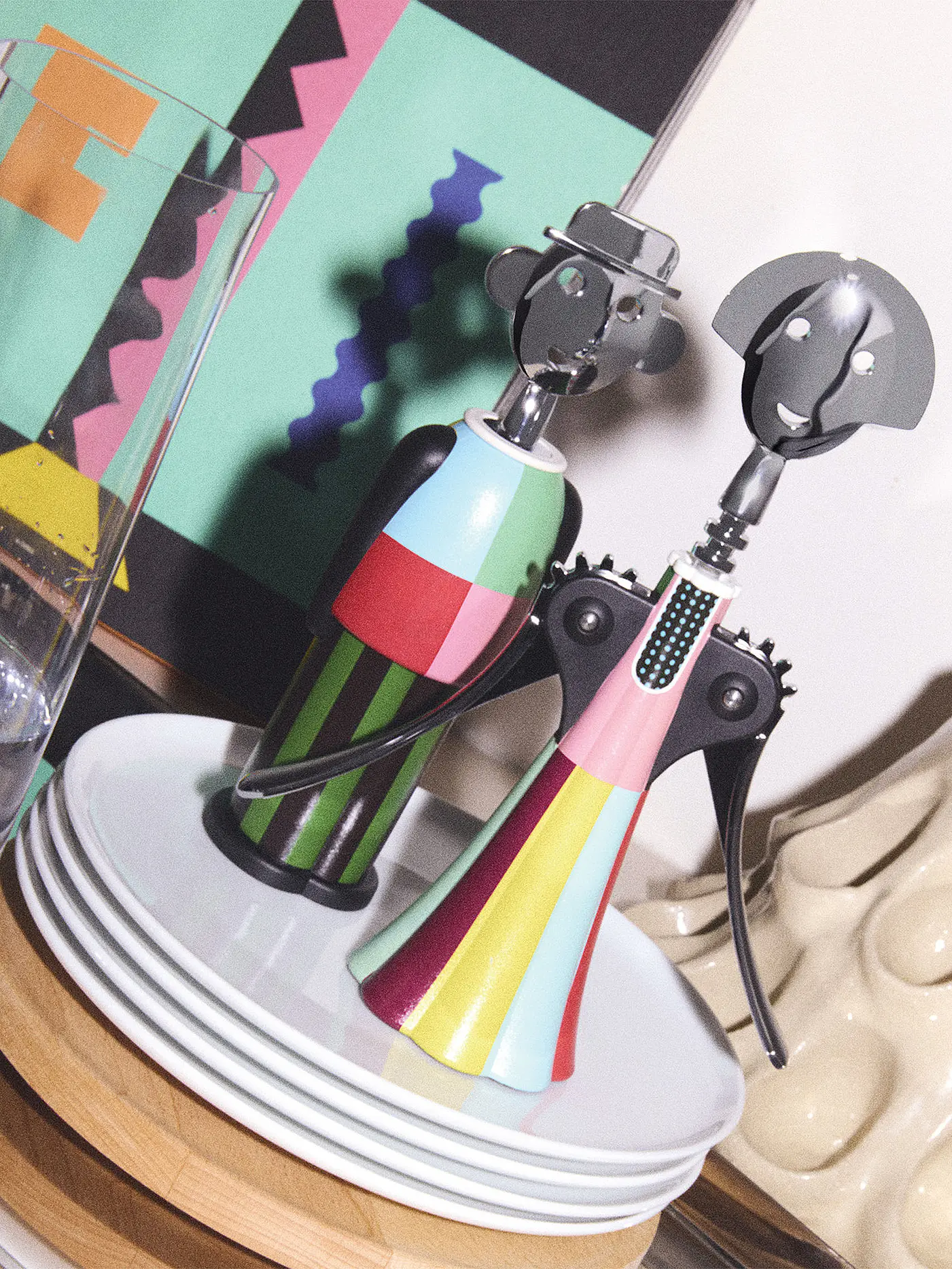 ALESSI | Korkenzieher ALESSANDRO M. PARADE Bunt | 